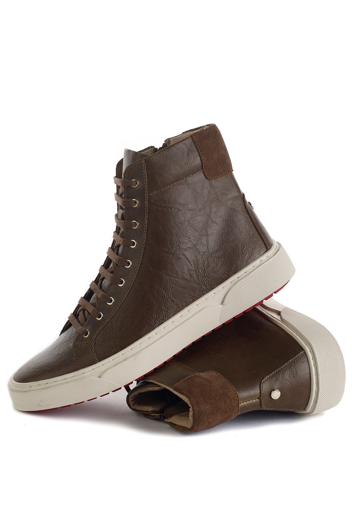 Hunter (Brown) w/ Red Luxe Sole